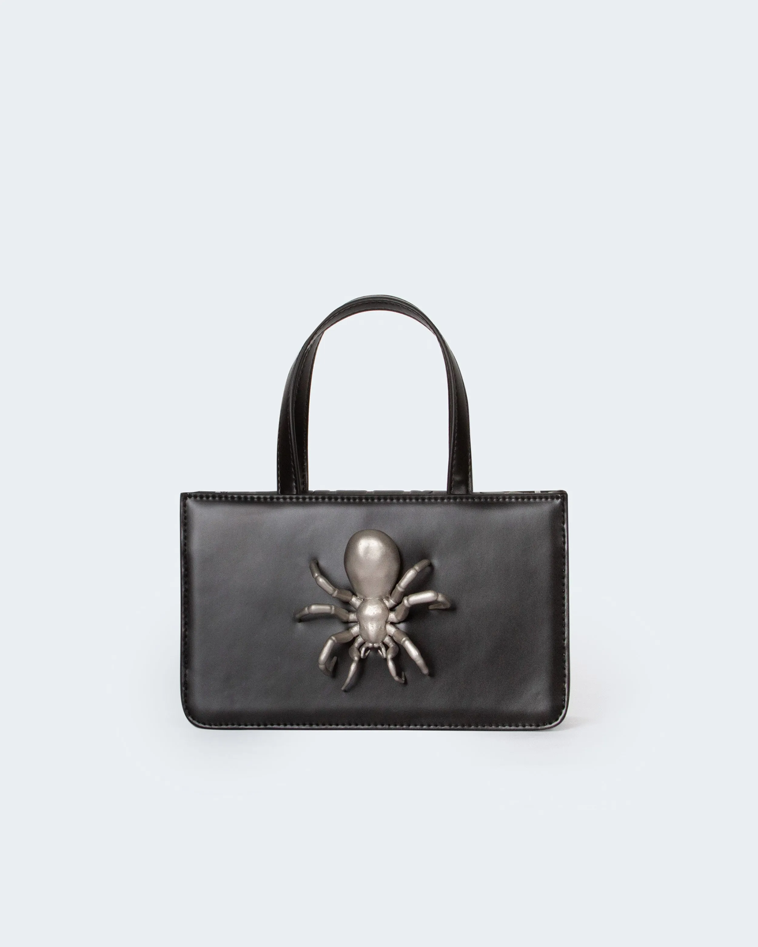 Small Spider Bag in Black sold by Puppets and Puppets