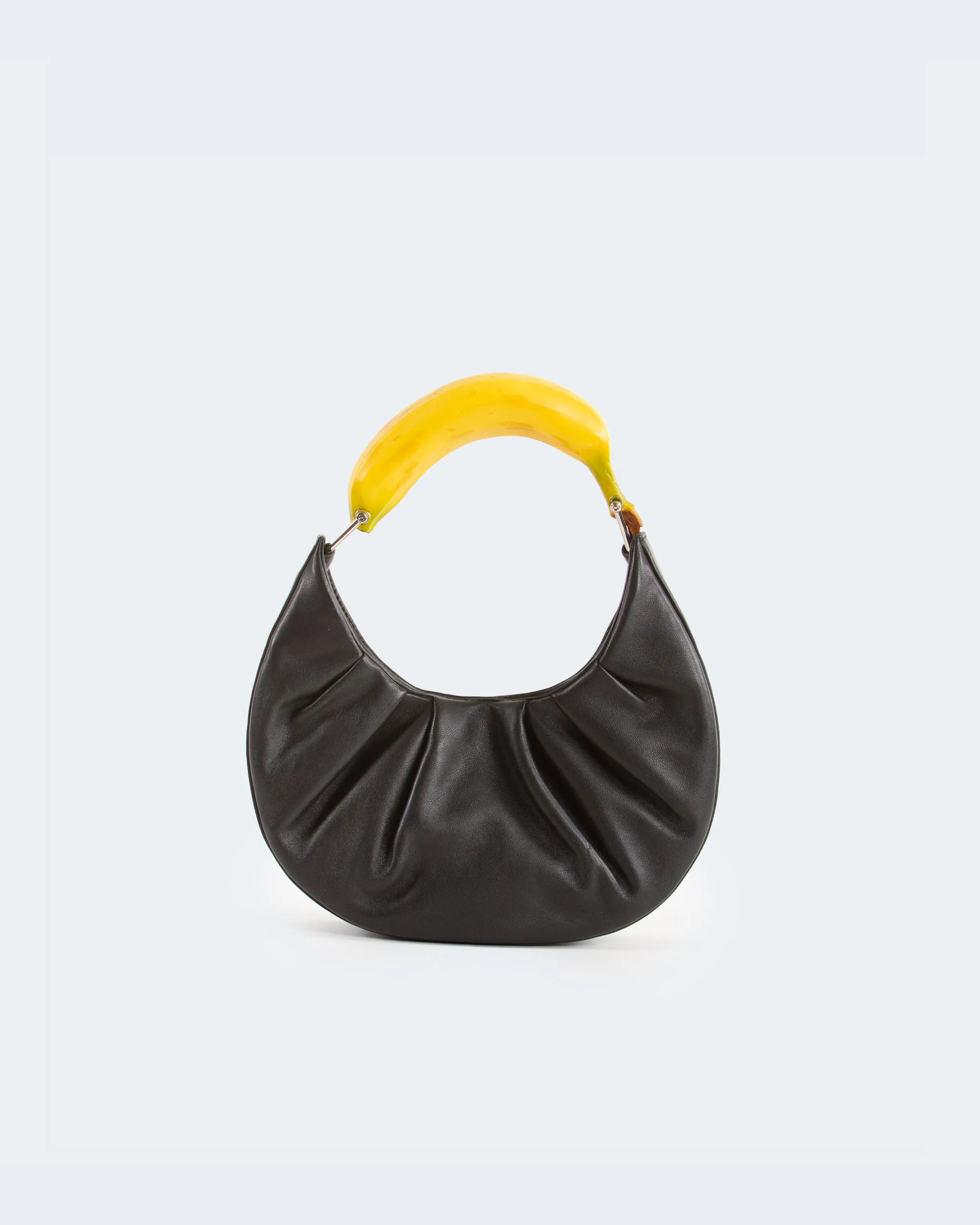LEATHER BANANA HOBO sold by Puppets and Puppets