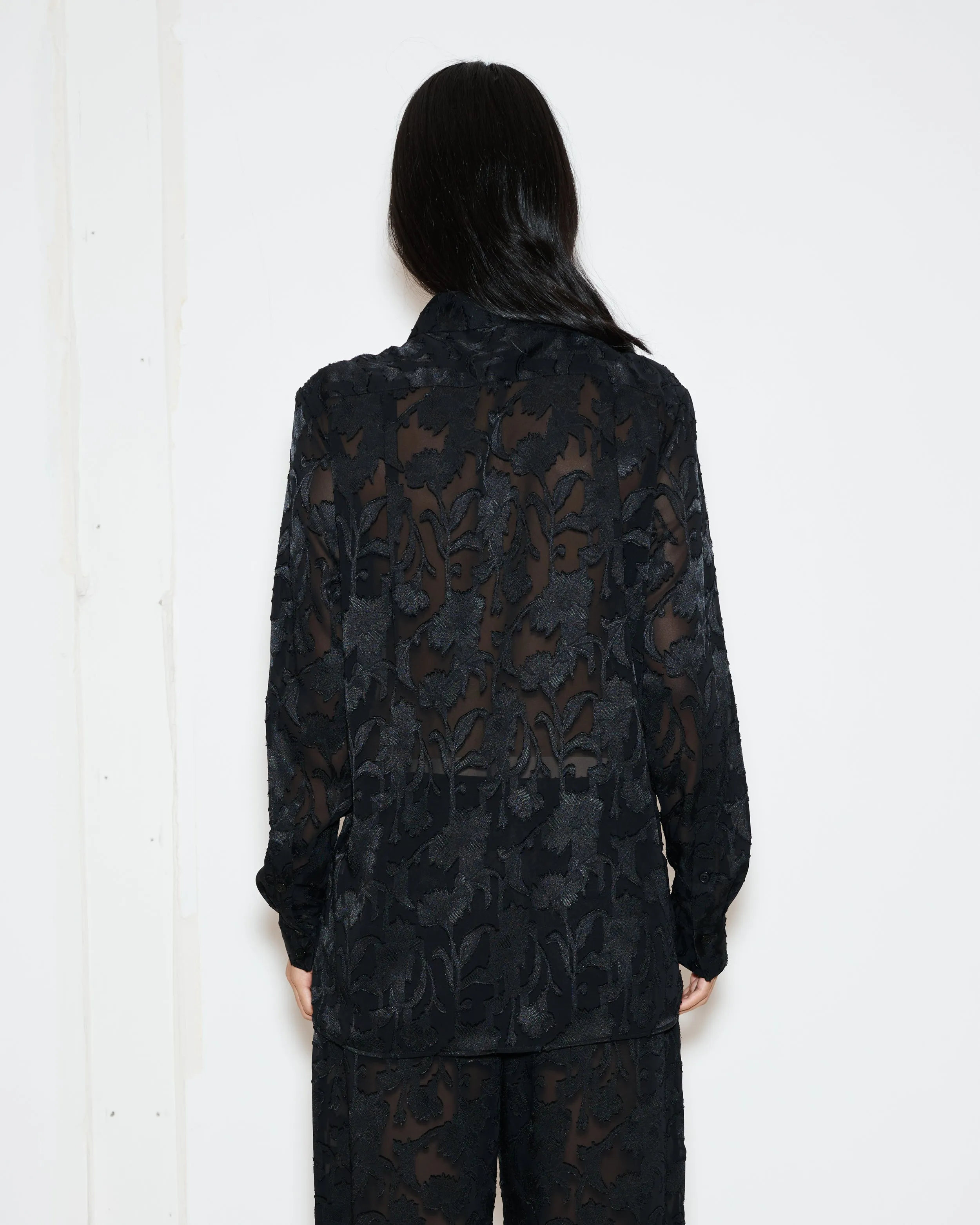Puppet Button Down Shirt in Black sold by Puppets and Puppets product image thumbnail 3