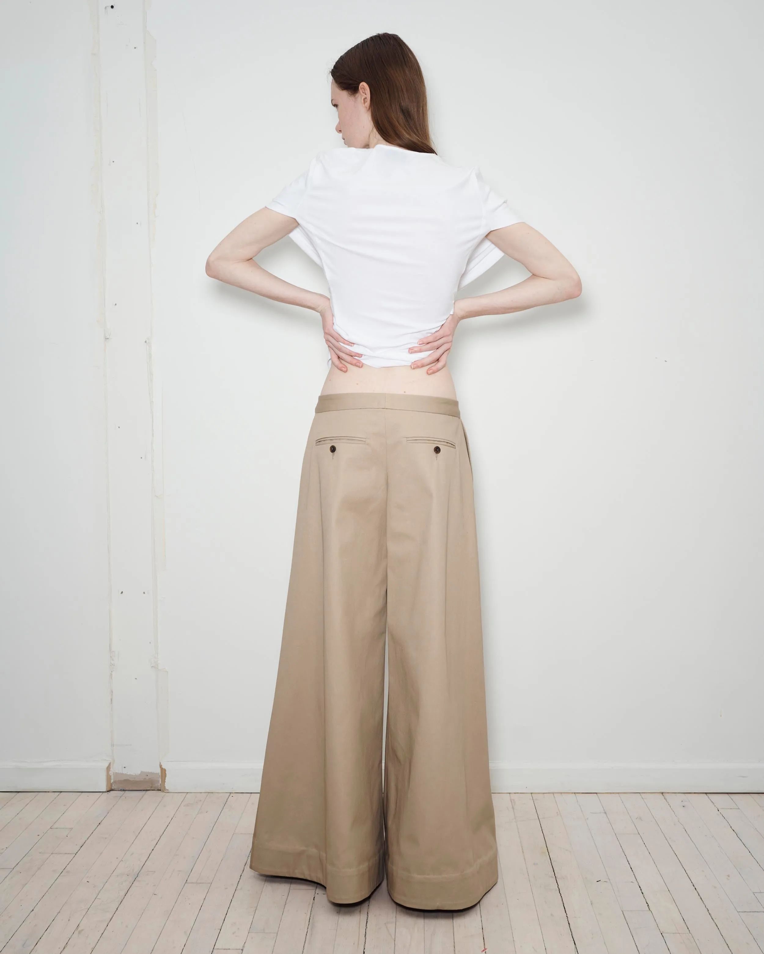 Rave Trouser in Tan sold by Puppets and Puppets product image thumbnail 3