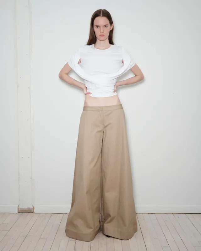 Rave Trouser in Tan sold by Puppets and Puppets
