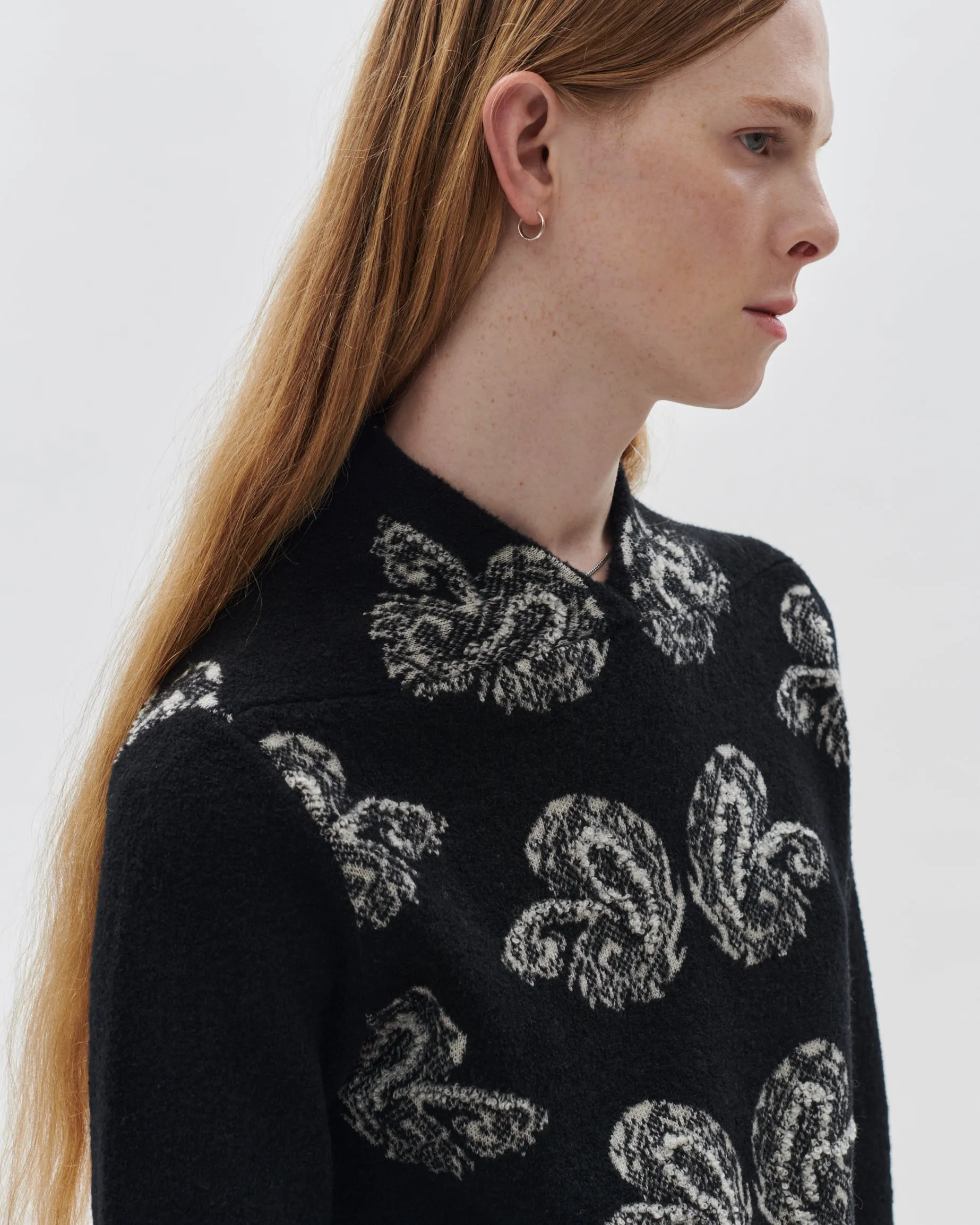 Lena Paisley Jacquard Sweater sold by Puppets and Puppets product image thumbnail 4