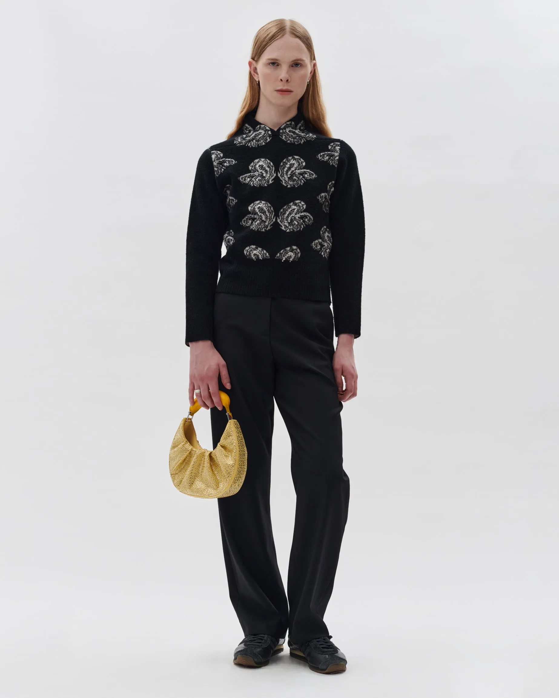 Lena Paisley Jacquard Sweater sold by Puppets and Puppets product image thumbnail 2