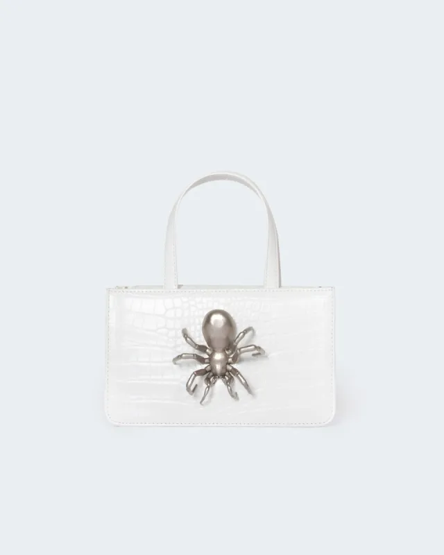 Small Spider Bag in Bone sold by Puppets and Puppets