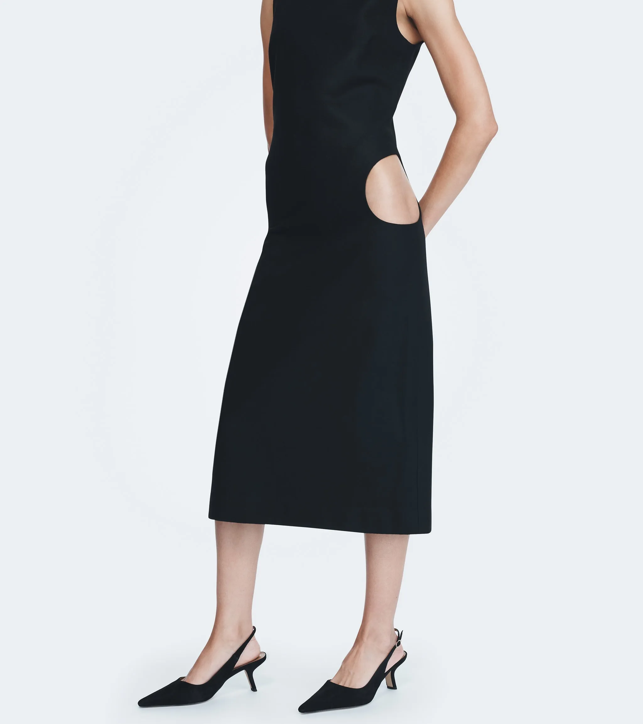 COLUMN HIP CUT OUT DRESS sold by Puppets and Puppets product image thumbnail 2