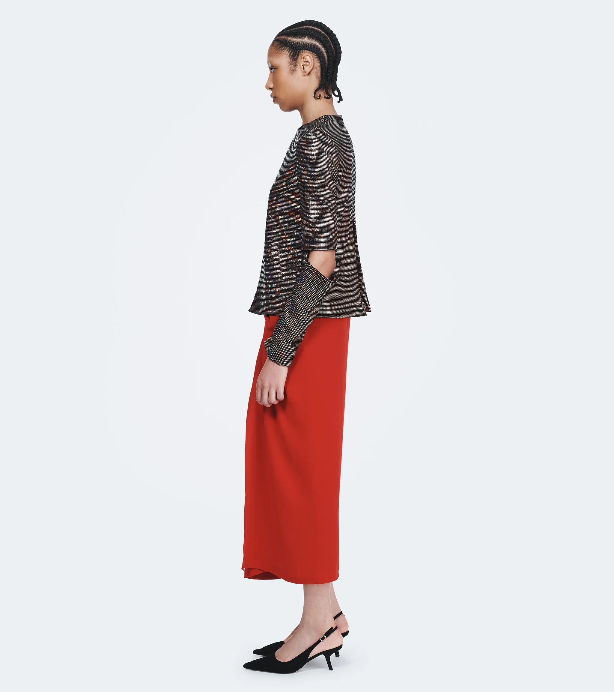 SLIT SLEEVE TOP sold by Puppets and Puppets product image thumbnail 3