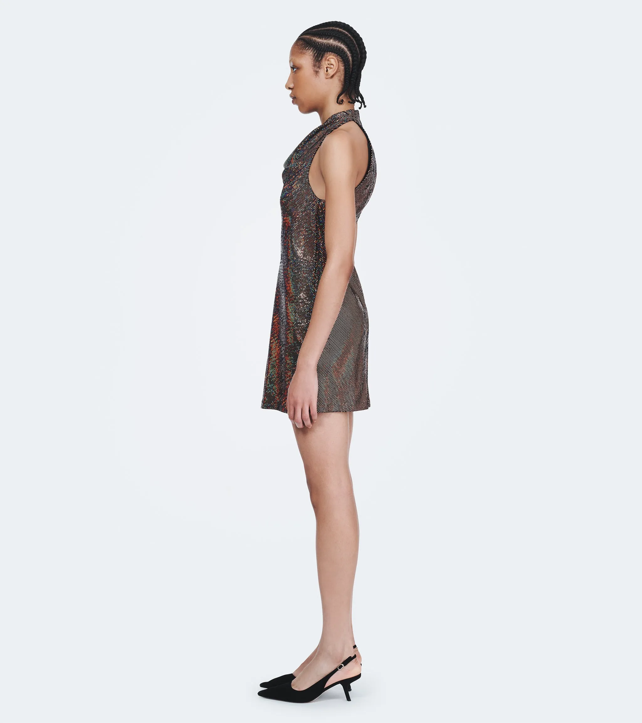 COWL NECK MINI DRESS sold by Puppets and Puppets product image thumbnail 3