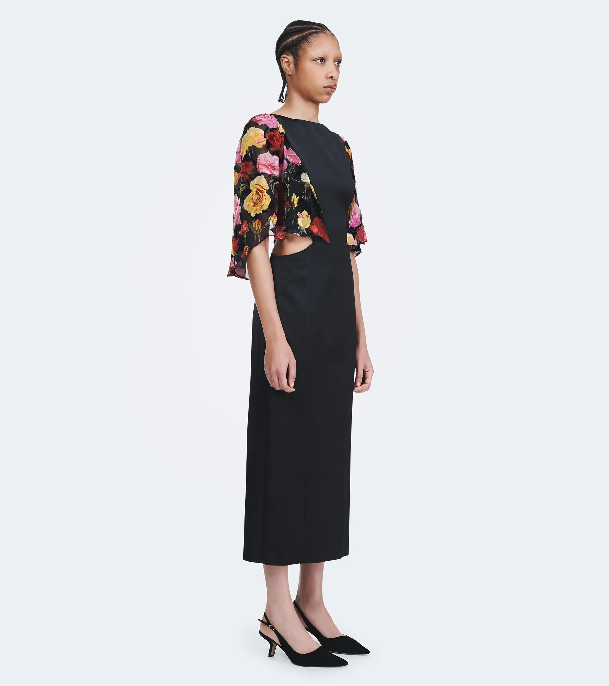 FLOUNCE SLEEVE CUTOUT DRESS sold by Puppets and Puppets product image thumbnail 3
