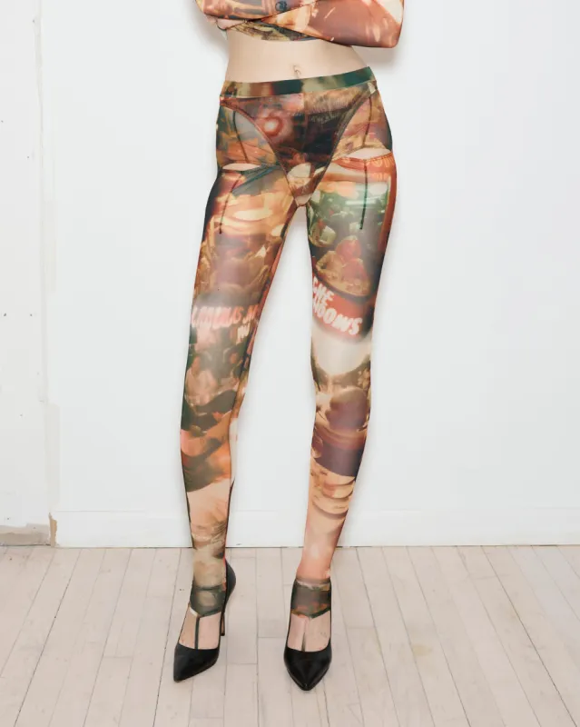 Carly Leggings in Dinner Party made by Puppets and Puppets