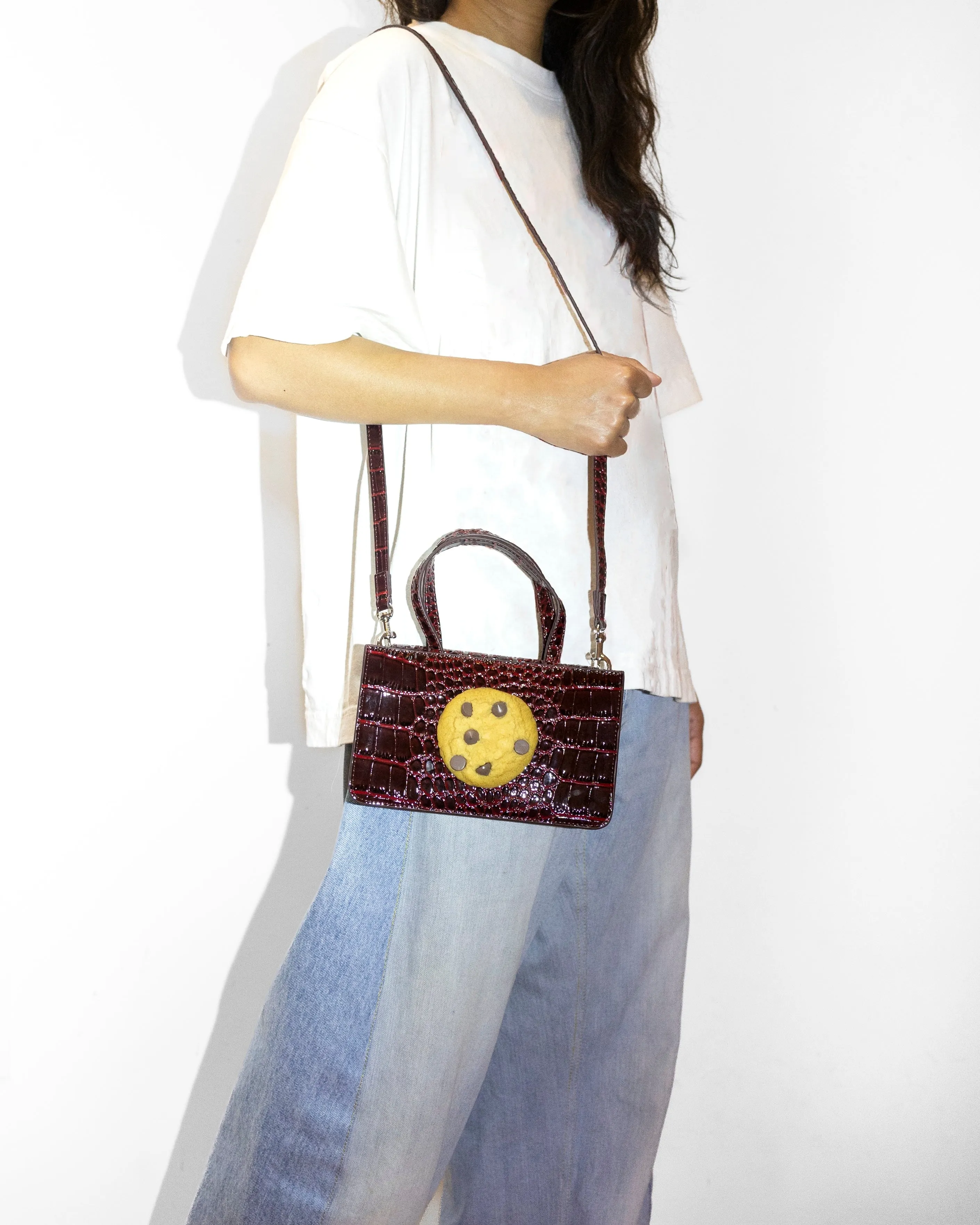 Small Cookie Bag in Merlot sold by Puppets and Puppets product image thumbnail 2