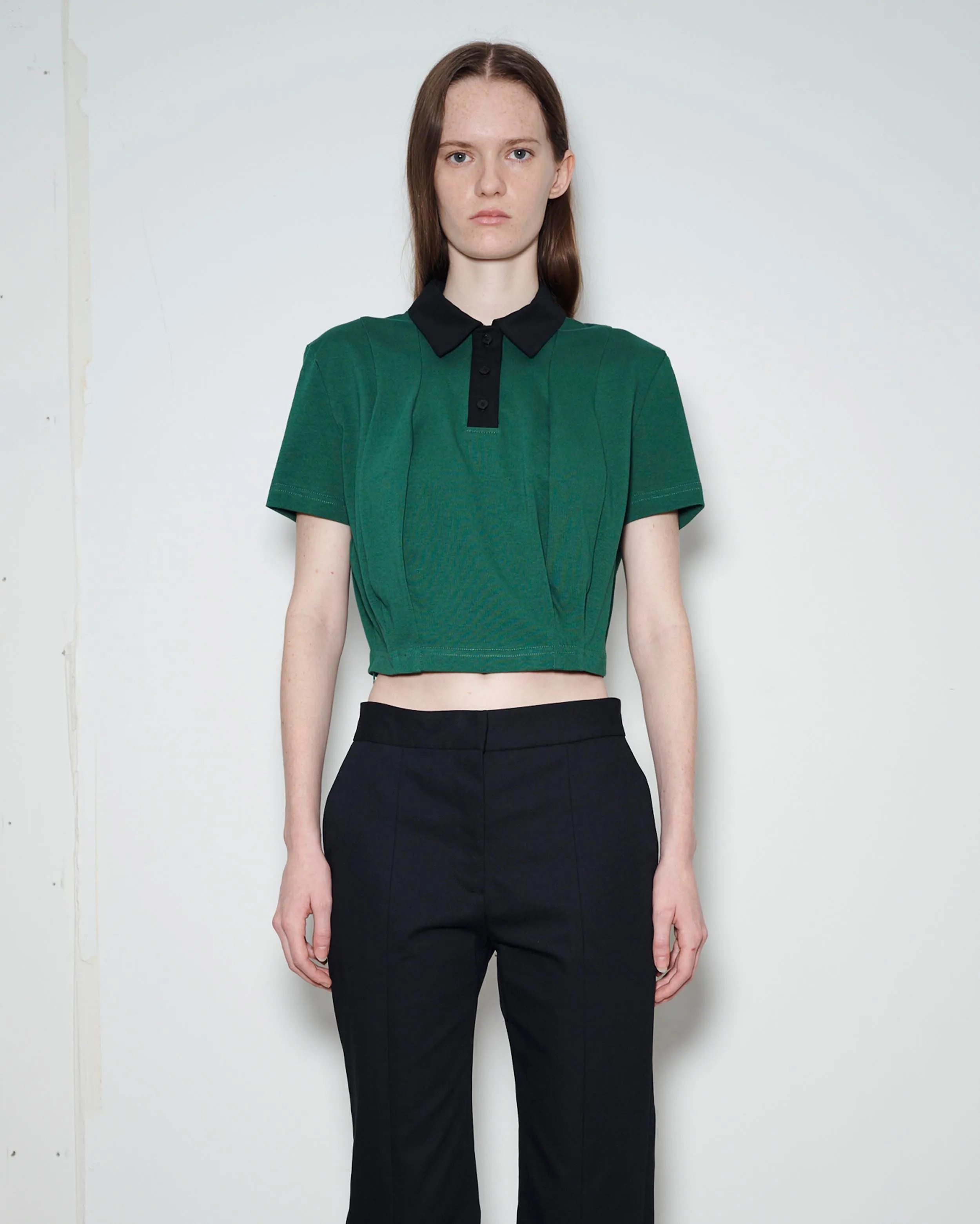 Balloon Rugby Top Green sold by Puppets and Puppets