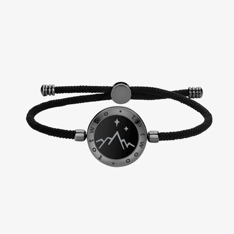 Mountain Touch Bracelet with Milan Rope Single sold by Totwoo