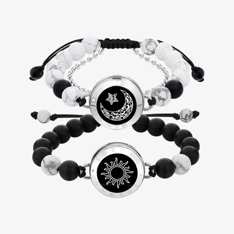 Sun&Moon Touch Bracelets with Matching Beads sold by Totwoo