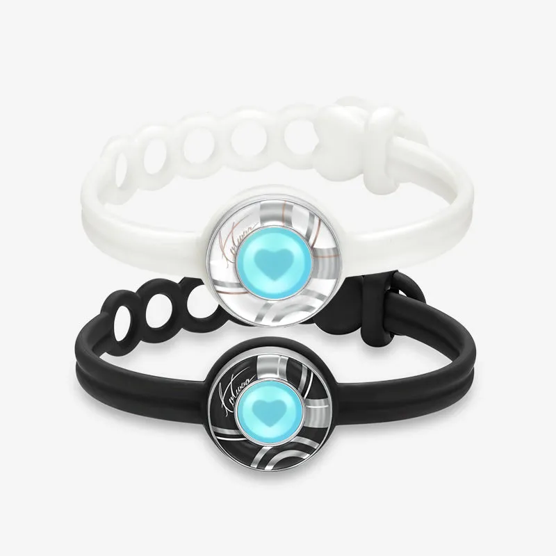 Candy Wave Touch Bracelets (Black+White) sold by Totwoo