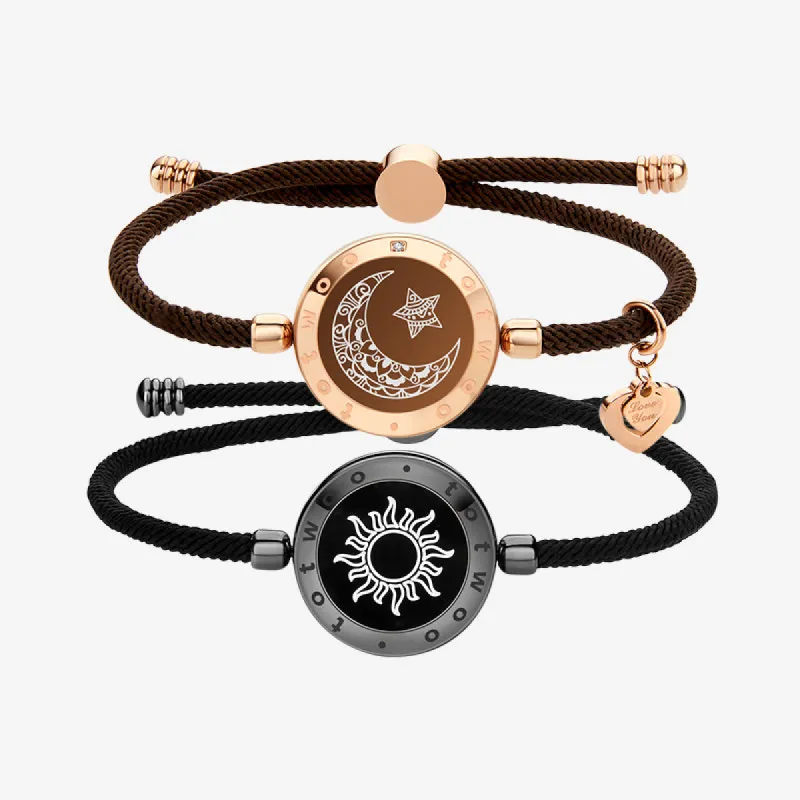 Totwoo Sun&Moon Touch Bracelets with Milan Rope Set sold by Totwoo