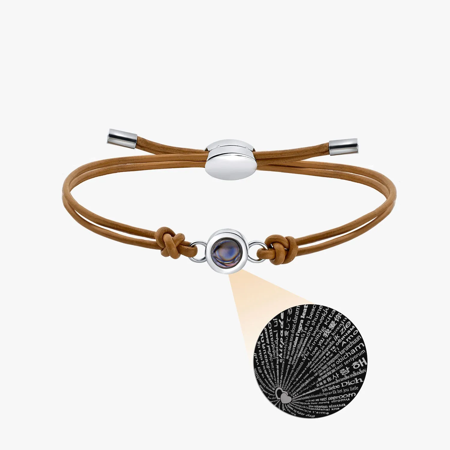 Projection Bracelet - I Love You In 100 Languages sold by Totwoo