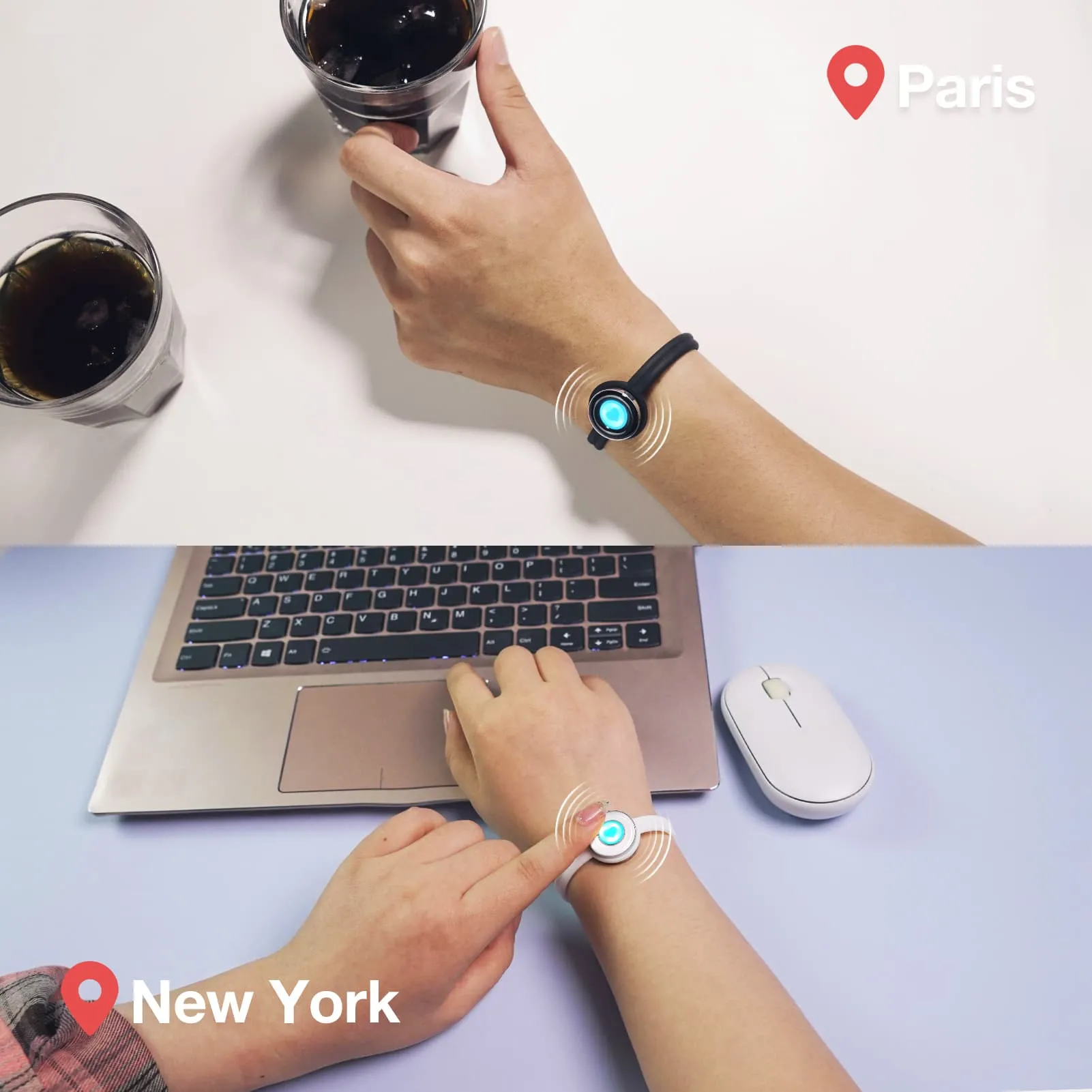 Candy Original Touch Bracelets (Black+White) sold by Totwoo product image thumbnail 3