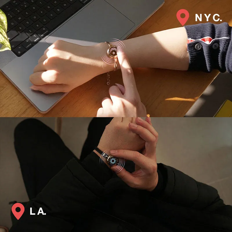 Sun&Moon Touch Bracelets(Braided Sun+Snake Chain Moon) sold by Totwoo product image thumbnail 5