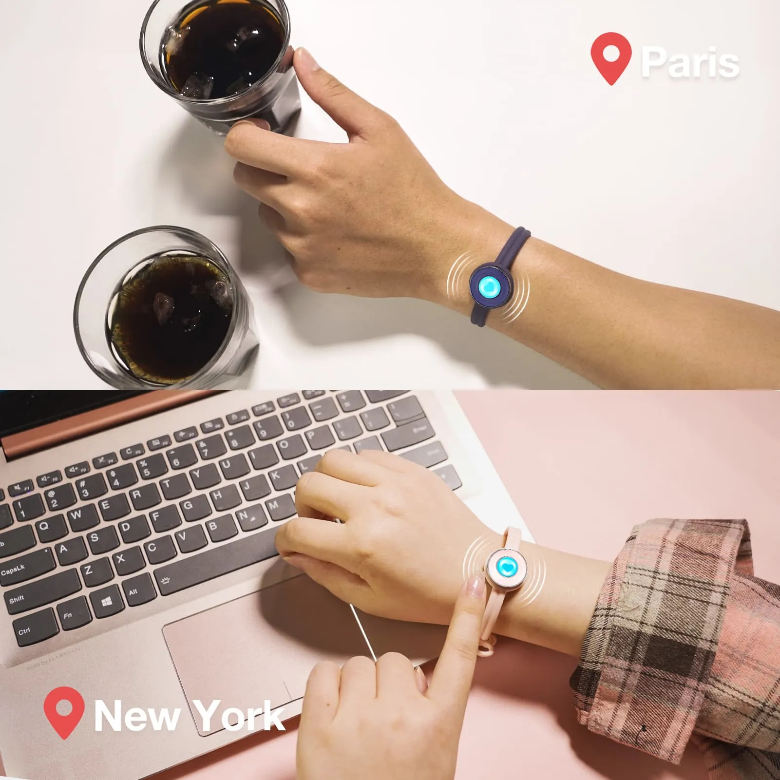 Candy Original Touch Bracelets(Deep Blue+Pink) sold by Totwoo product image thumbnail 3