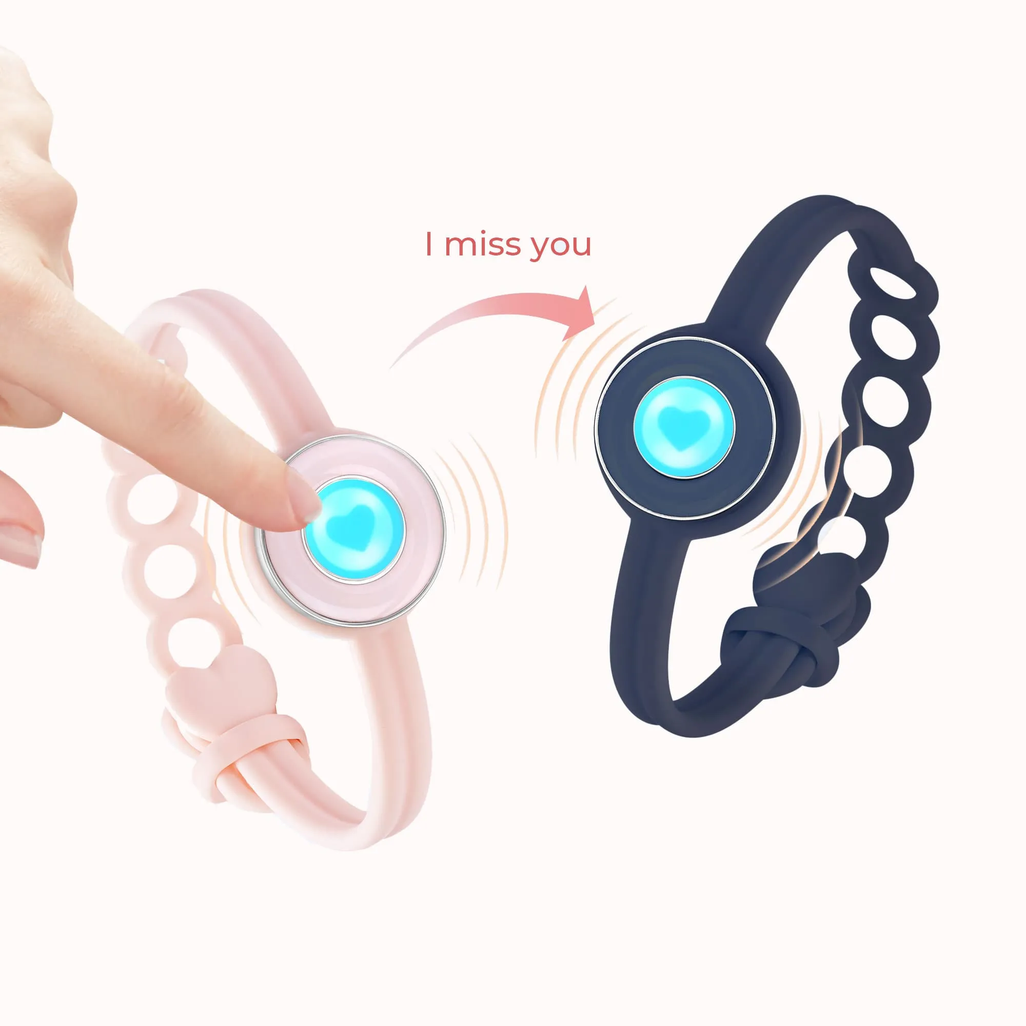 Candy Original Touch Bracelets(Deep Blue+Pink) sold by Totwoo product image thumbnail 2