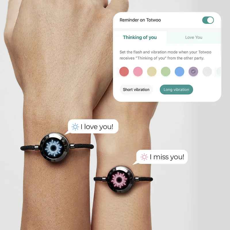 Sun&Sun Touch Bracelets with Milan Rope(Black+Black) sold by Totwoo product image thumbnail 5