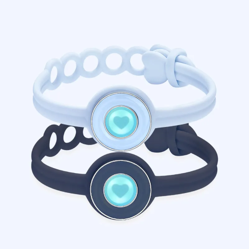 Candy Original Touch Bracelets(Deep Blue+Light Blue) sold by Totwoo