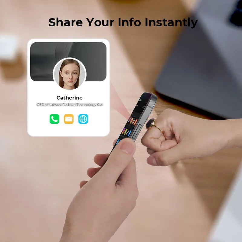 totwoo MEET Black Agate Smart Ring(18K Gold Pated Brass) sold by Totwoo product image thumbnail 2