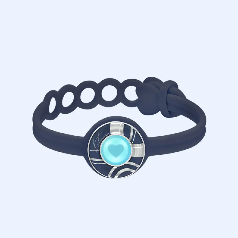 Candy Wave Touch Bracelet Single (Berry Blue) sold by Totwoo