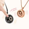 Sun & Moon Touch Necklaces with Agate (Black Sun+Rose Gold Moon) sold by Totwoo