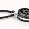Sun & Moon Touch Necklaces with Agate (Black Sun+Rose Gold Moon) sold by Totwoo