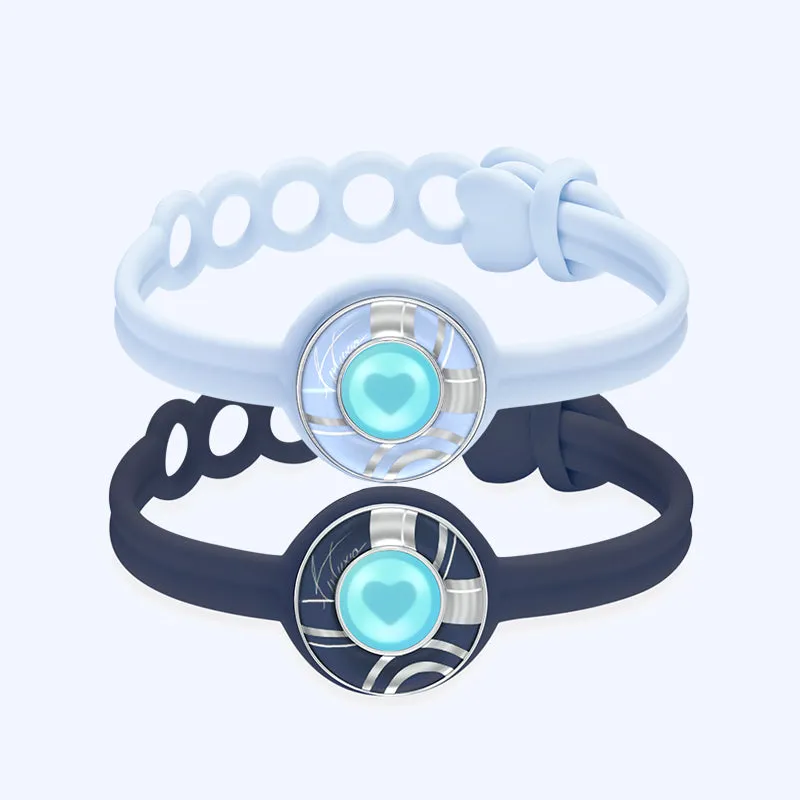 Candy Wave Touch Bracelets(Deep Blue+Light Blue) sold by Totwoo