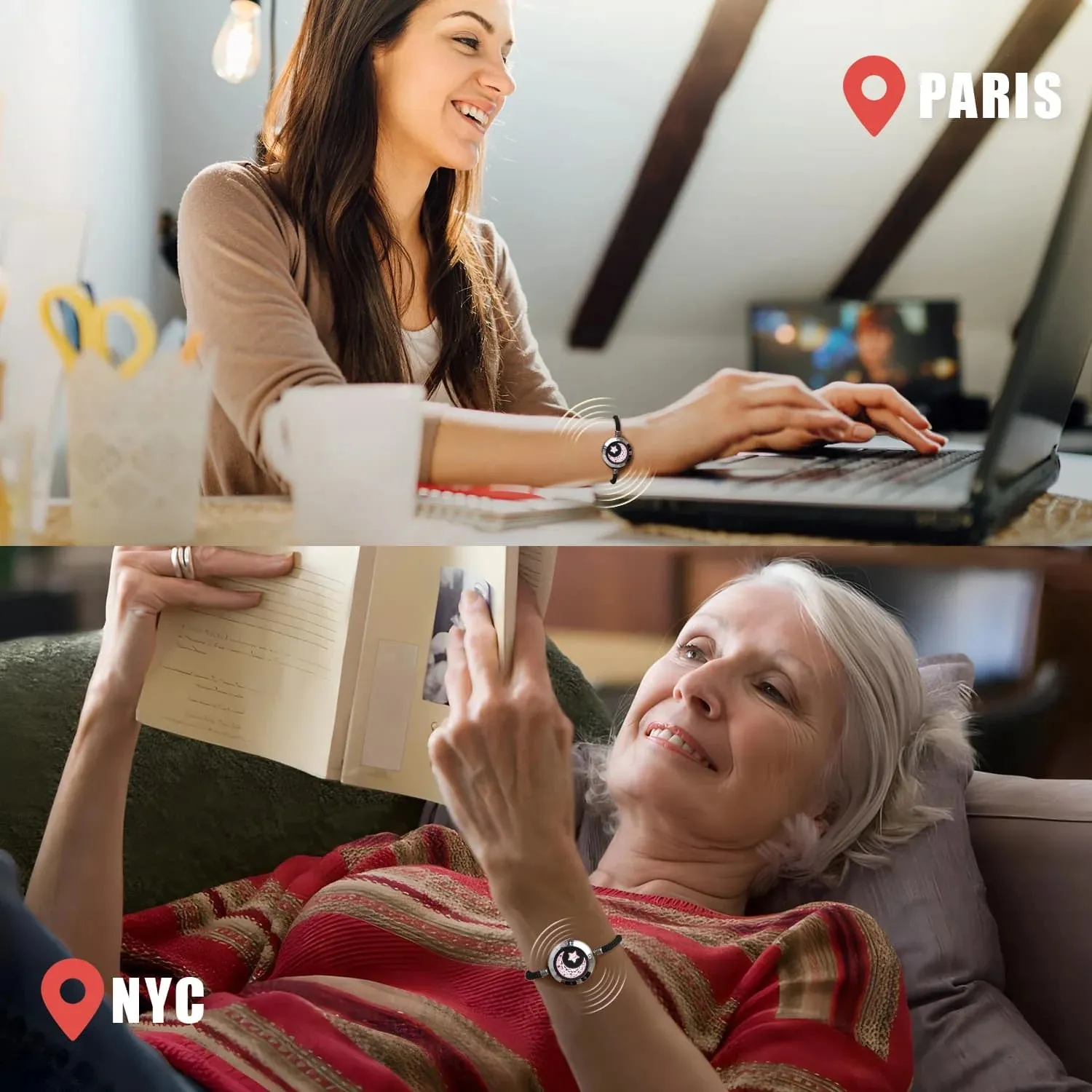 Moon Touch Bracelet with Milan Rope Single(Silver) sold by Totwoo product image thumbnail 4