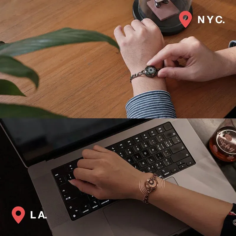 Sun Single Touch Bracelets with Figaro Chain sold by Totwoo product image thumbnail 4