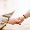 [White Heart Gift Packaging] Sun&Moon Touch Bracelets with Matching Beads sold by Totwoo