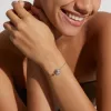 925 Silver Star & Moon Photo Bracelet with Enhanced Projection Stone sold by Totwoo