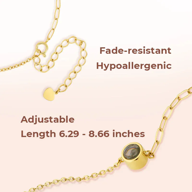 Custom Dual Chain Photo Bracelet sold by Totwoo product image thumbnail 5