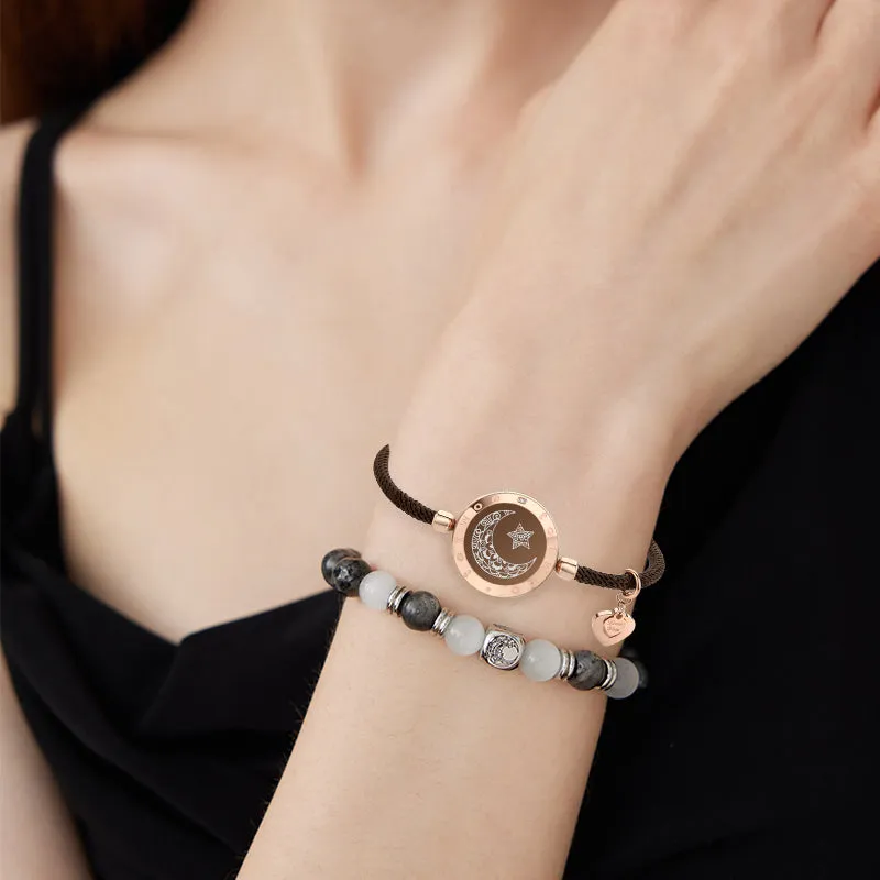 Sun & Moon Touch Milan Rope & Beaded Stacking Bracelets Set sold by Totwoo product image thumbnail 4