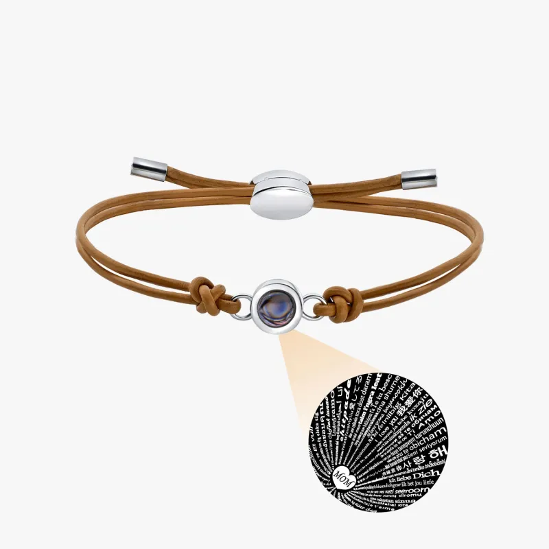 I Love You Mom In 100 Languages Projection Bracelets sold by Totwoo