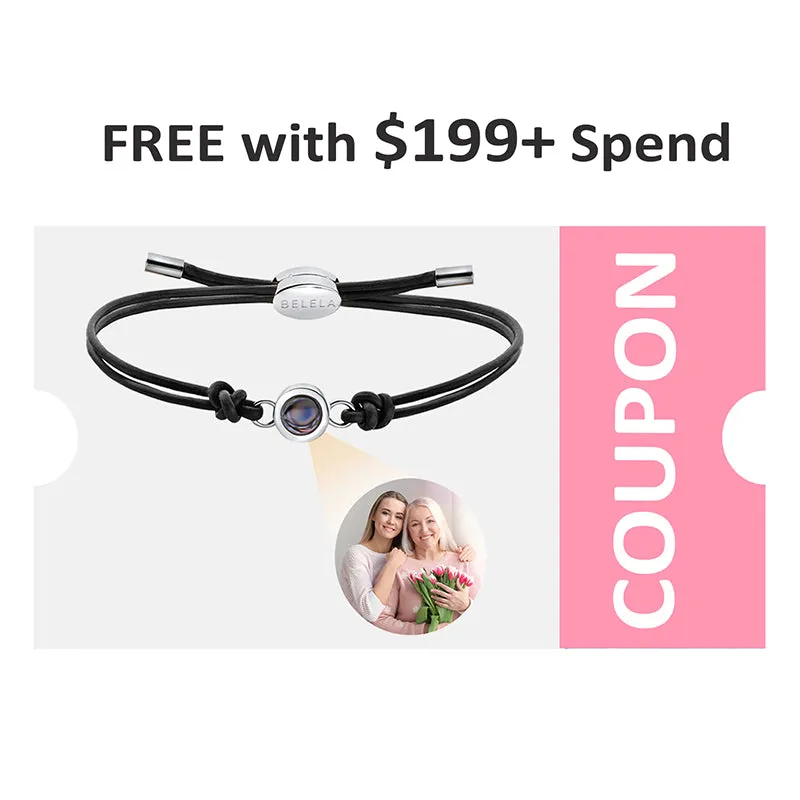 COUPONP — Personalized Genuine Leather Photo Bracelet（Maximum 1 piece per order） sold by Totwoo