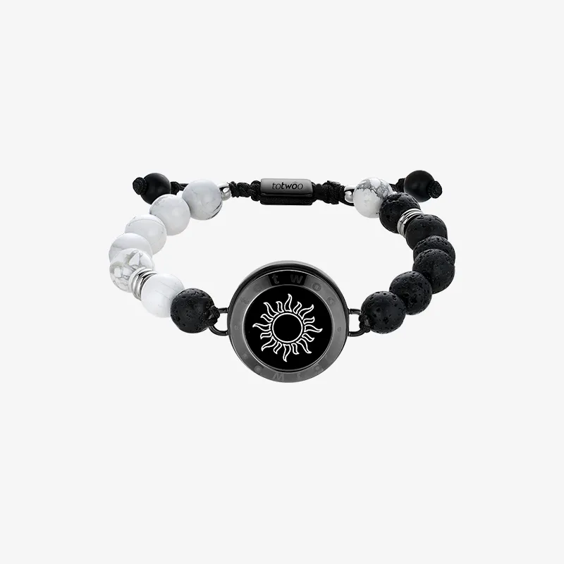 Sun Touch Bracelet with Phantasmal Beads sold by Totwoo