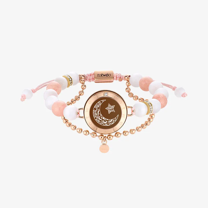 Moon Touch Bracelet with Phantasmal Beads sold by Totwoo