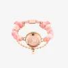 Sea Touch Beaded Bracelet with Pink Persian Jade sold by Totwoo