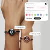 Sun&Moon Touch Bracelets with Milan Rope (Black+Brown) sold by Totwoo
