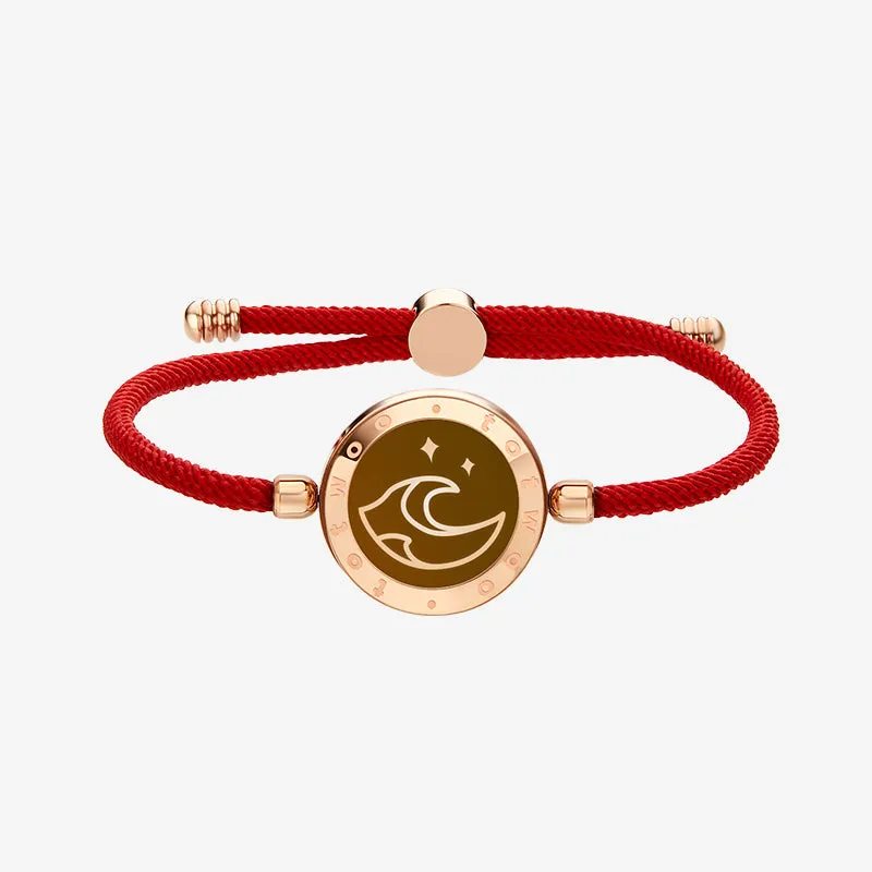 Sea Touch Bracelet with Red Milan Rope sold by Totwoo