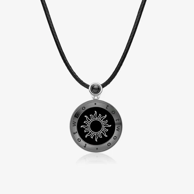 Sun Touch Necklace with Natural Agate sold by Totwoo