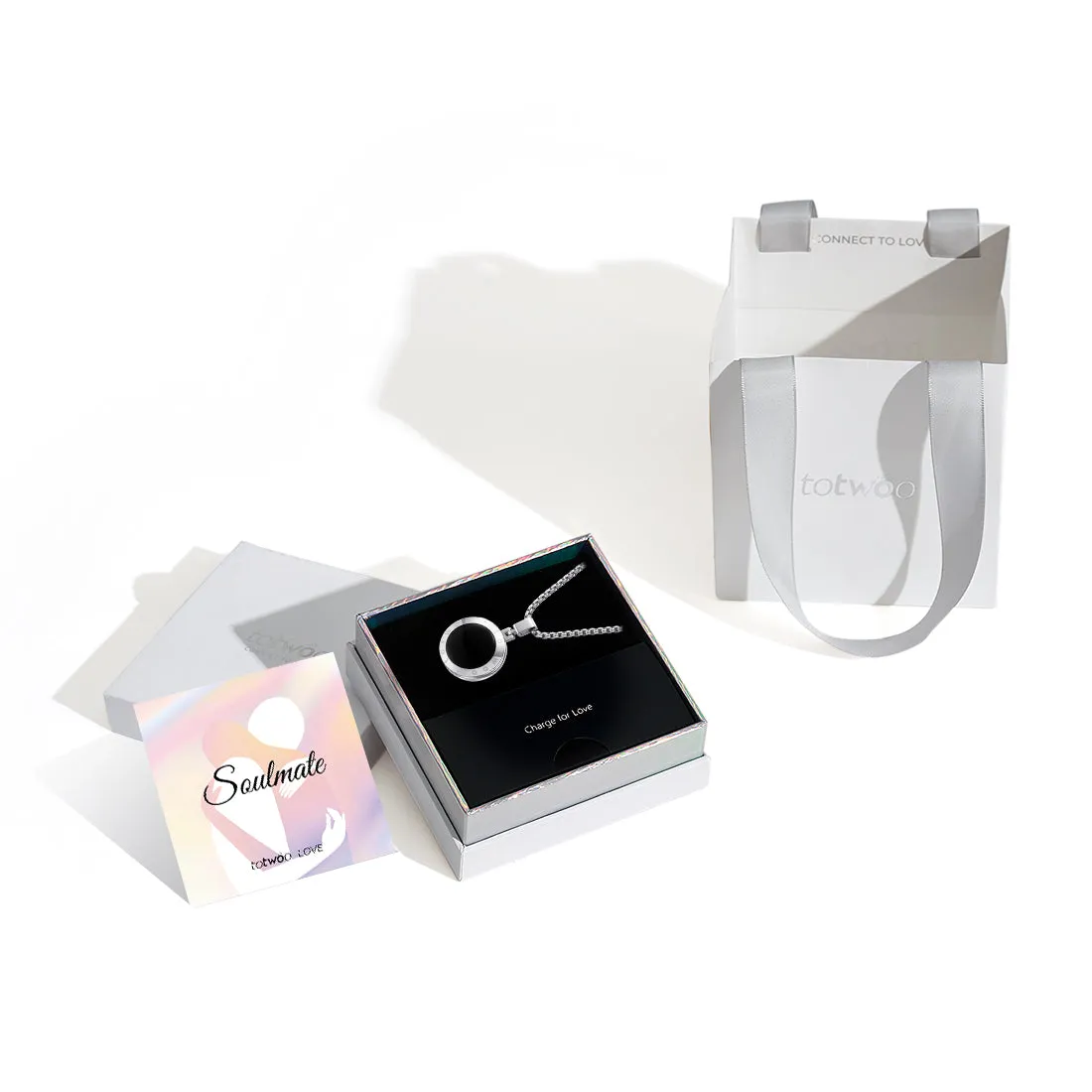 Soulmate 2.0 Touch Necklace with Obsidian sold by Totwoo product image thumbnail 4