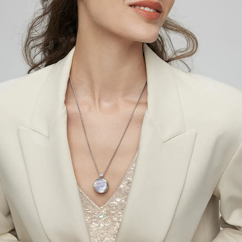 Soulmate 2.0 Touch Necklace with Mother of Pearl Panel sold by Totwoo product image thumbnail 5