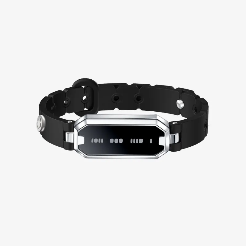Morse Love Touch Bracelet with Silicone Single (Black) sold by Totwoo
