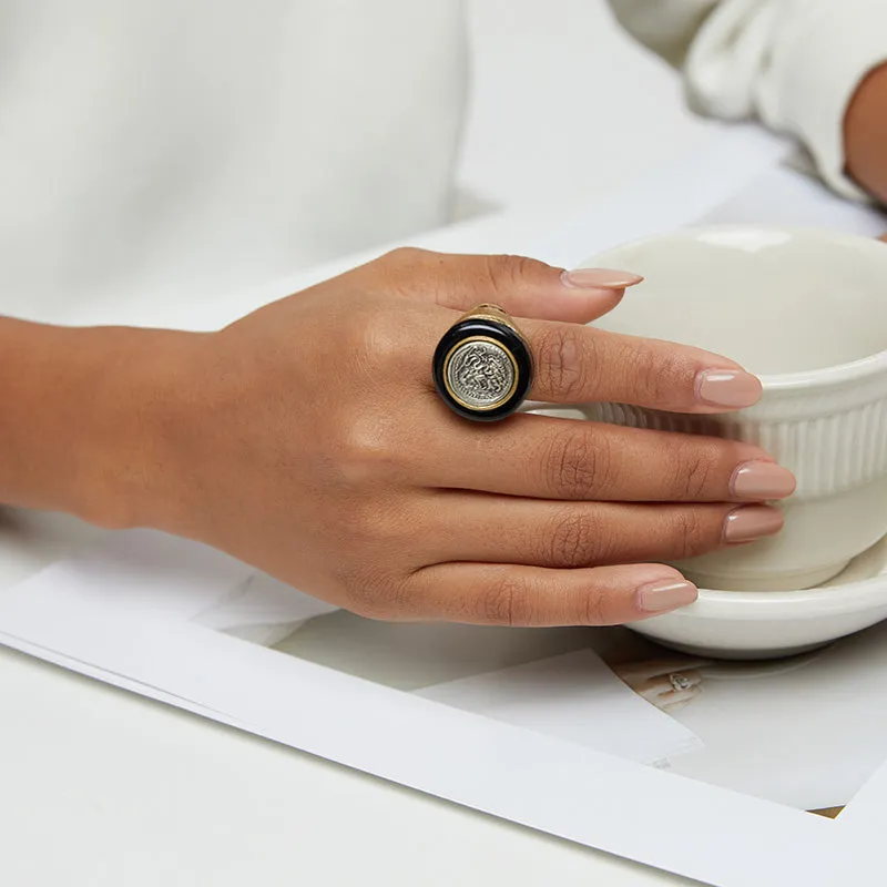 totwoo MEET Greek Coin Smart Ring (4 Styles) sold by Totwoo product image thumbnail 3