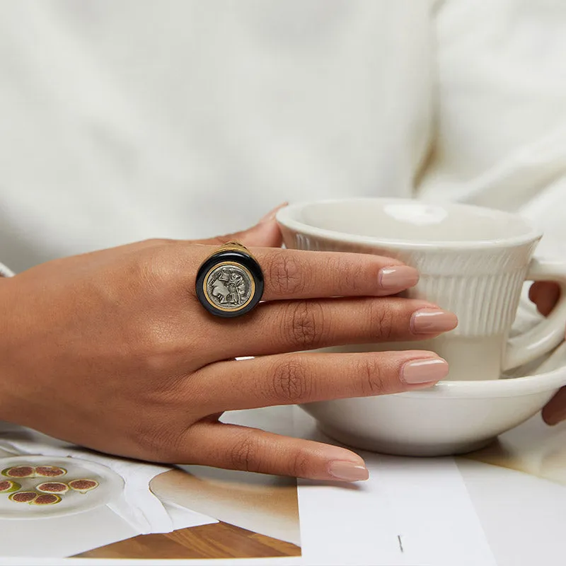 totwoo MEET Athena Greek Coin Smart Ring sold by Totwoo product image thumbnail 4